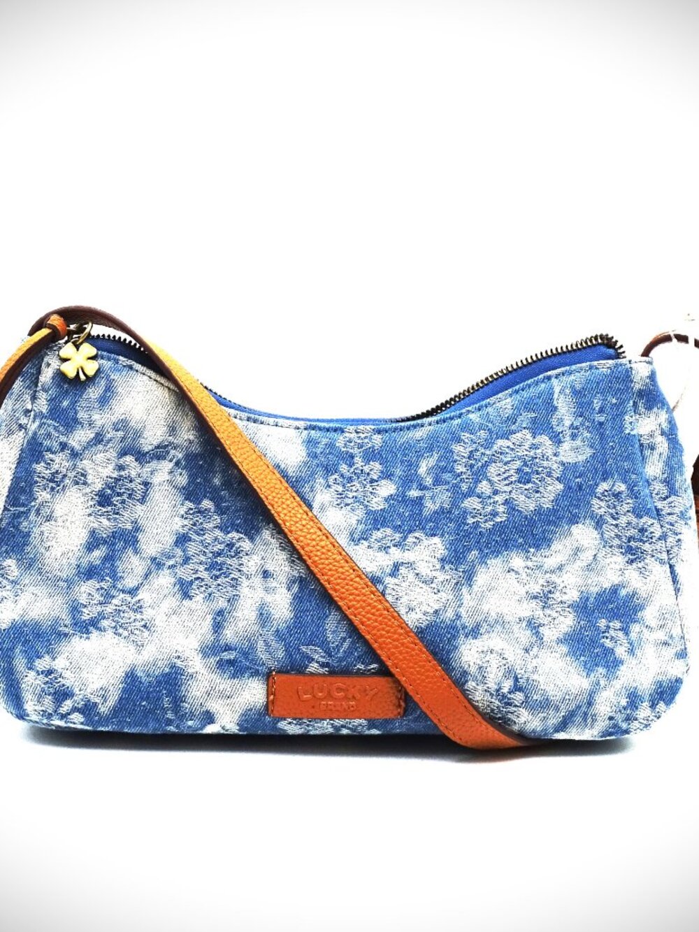 LUCKY BRAND Pira Denim Shoulder Bag - Picture 3 of 9